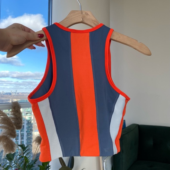 Adidas orange & grey mini workout tank - Picture 2 of 3